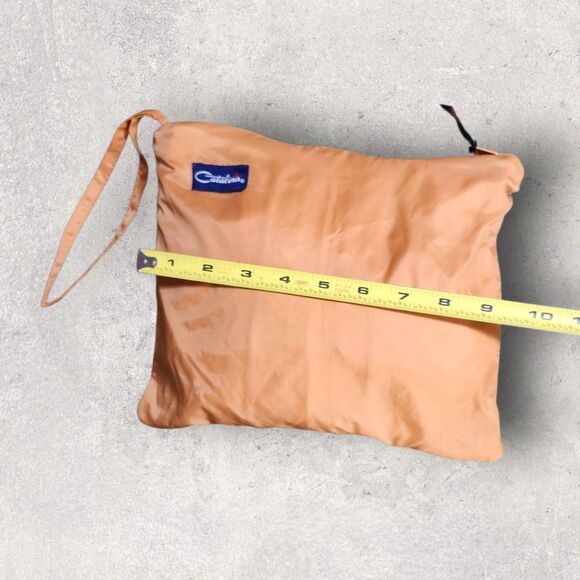 Vintage Catalina Packable Windbreaker Jacket Y2K Tangerine Nylon Men’s M - Picture 9 of 10